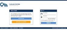 Tablet Screenshot of cascade.personaladvantage.com